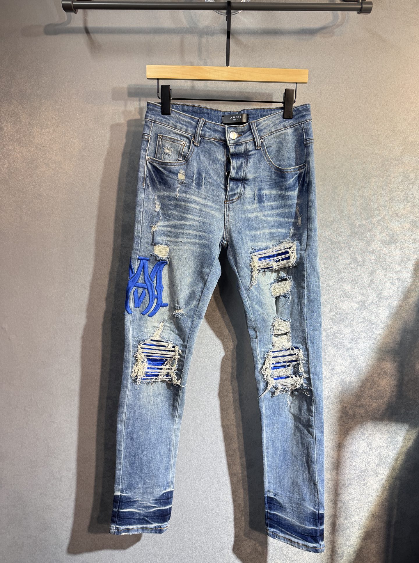 AMIRI 25ss Jeans: Hot Sales, Comfortable, Classy, High-Quality Turkish Cotton, Luxurious Straight-Fit - 图片 2