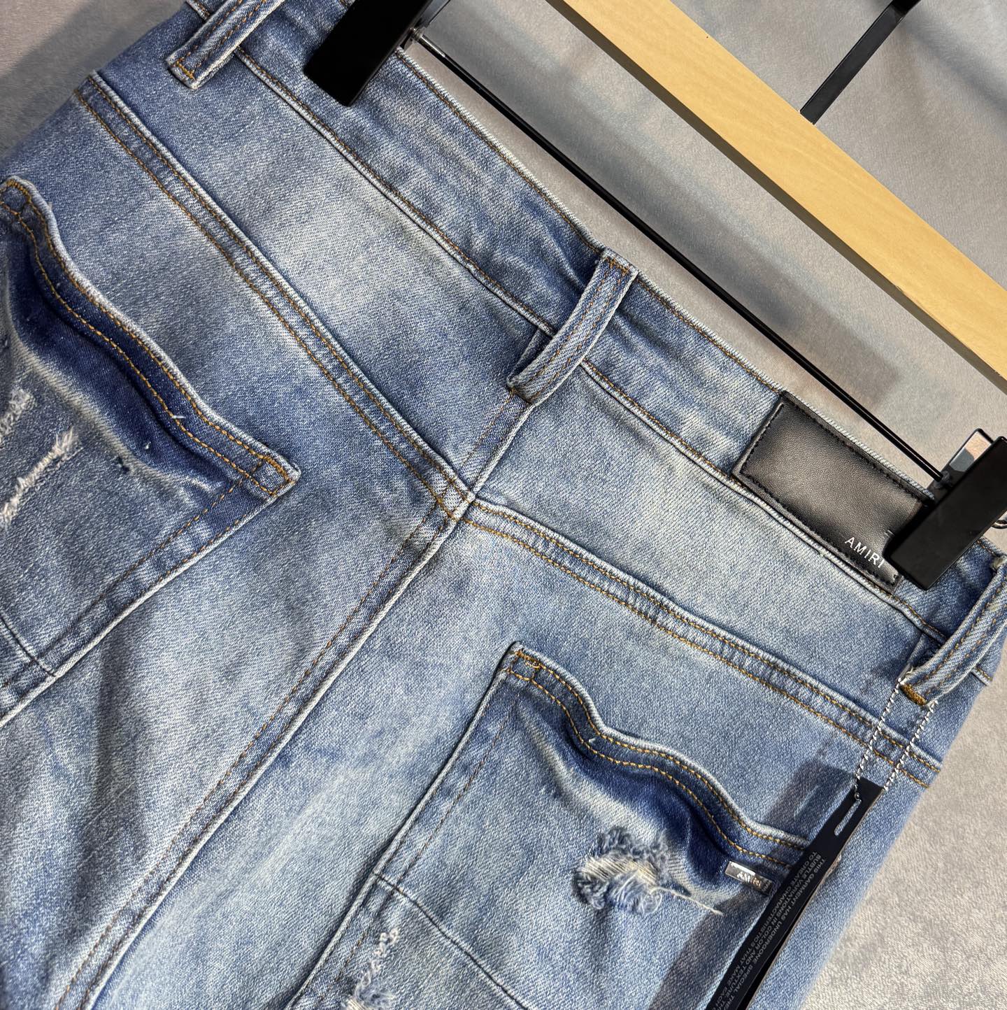 AMIRI 25ss Jeans: Hot Sales, Comfortable, Classy, High-Quality Turkish Cotton, Luxurious Straight-Fit - 图片 7