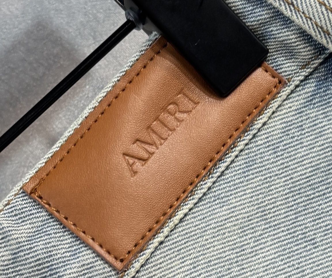 “AMIRI 25ss Wide-Legged Jeans: Hot Sales, Comfortable and Stylish, Sizes 29-38” - 图片 8