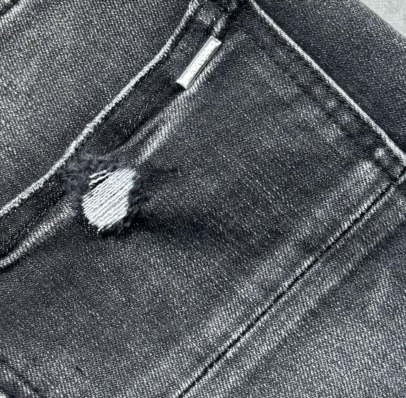 “AMIRI 25ss New Jeans: Comfortable, Luxury, High-Quality Turkish Cotton, Straight-Fit, Sizes 29-38” - 图片 8