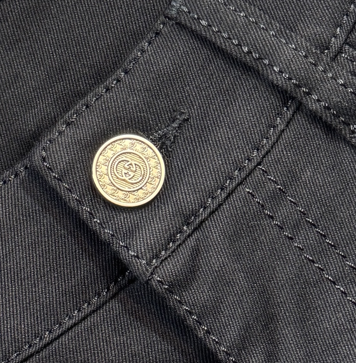 “GUCCI 25ss Turkish Cotton Jeans: Luxurious, Comfortable, Stylish, High-Quality Pants” - 图片 5