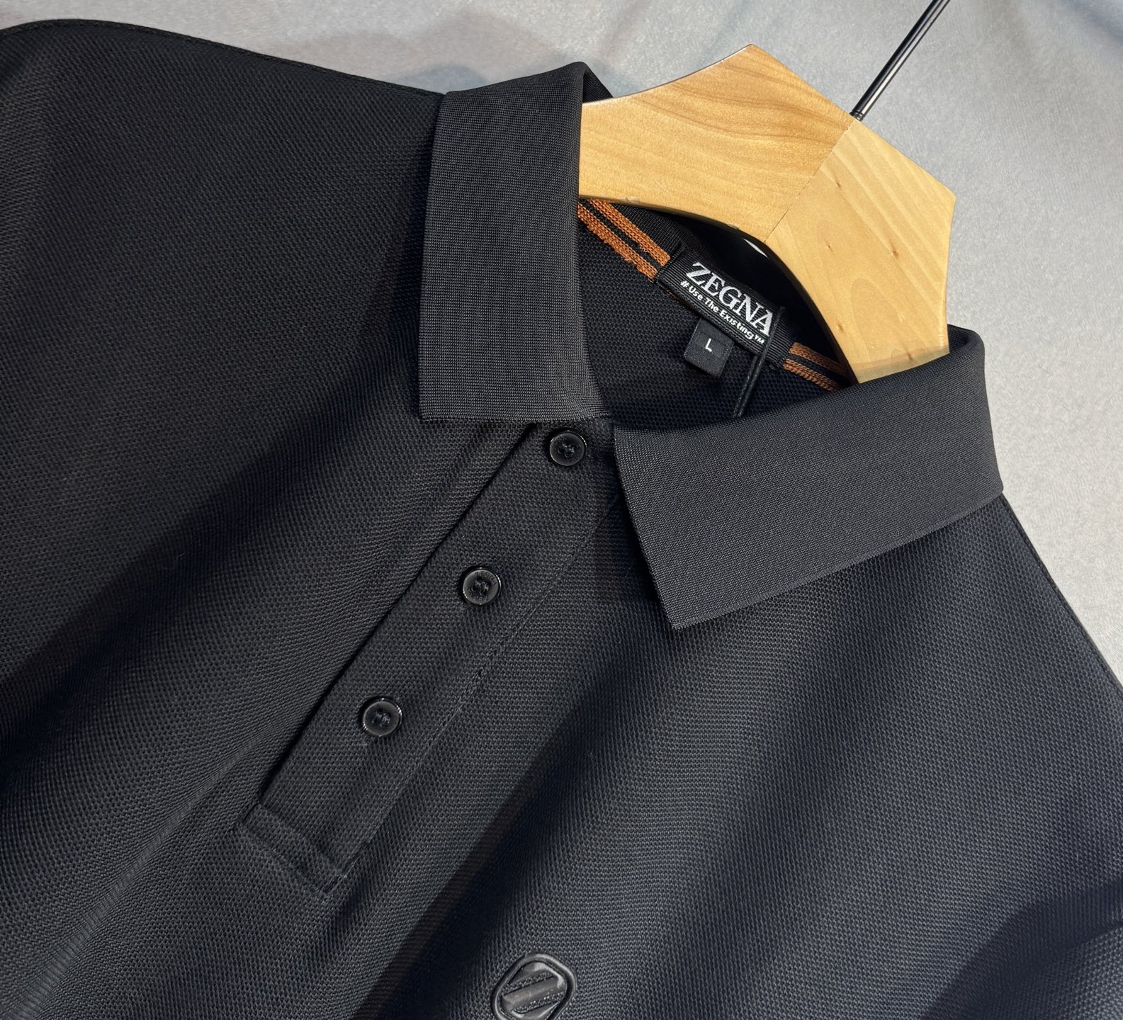 🔥ZEGNA 杰尼亚 25SS新款秋冬长袖 最高版本客供定制高端朱地面料简单时尚款，螺纹拼色螺纹配色超级