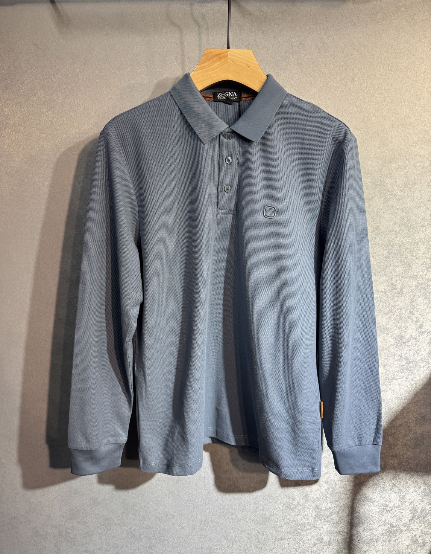 🔥ZEGNA 杰尼亚 25SS新款秋冬长袖 最高版本客供定制高端朱地面料简单时尚款，螺纹拼色螺纹配色超级