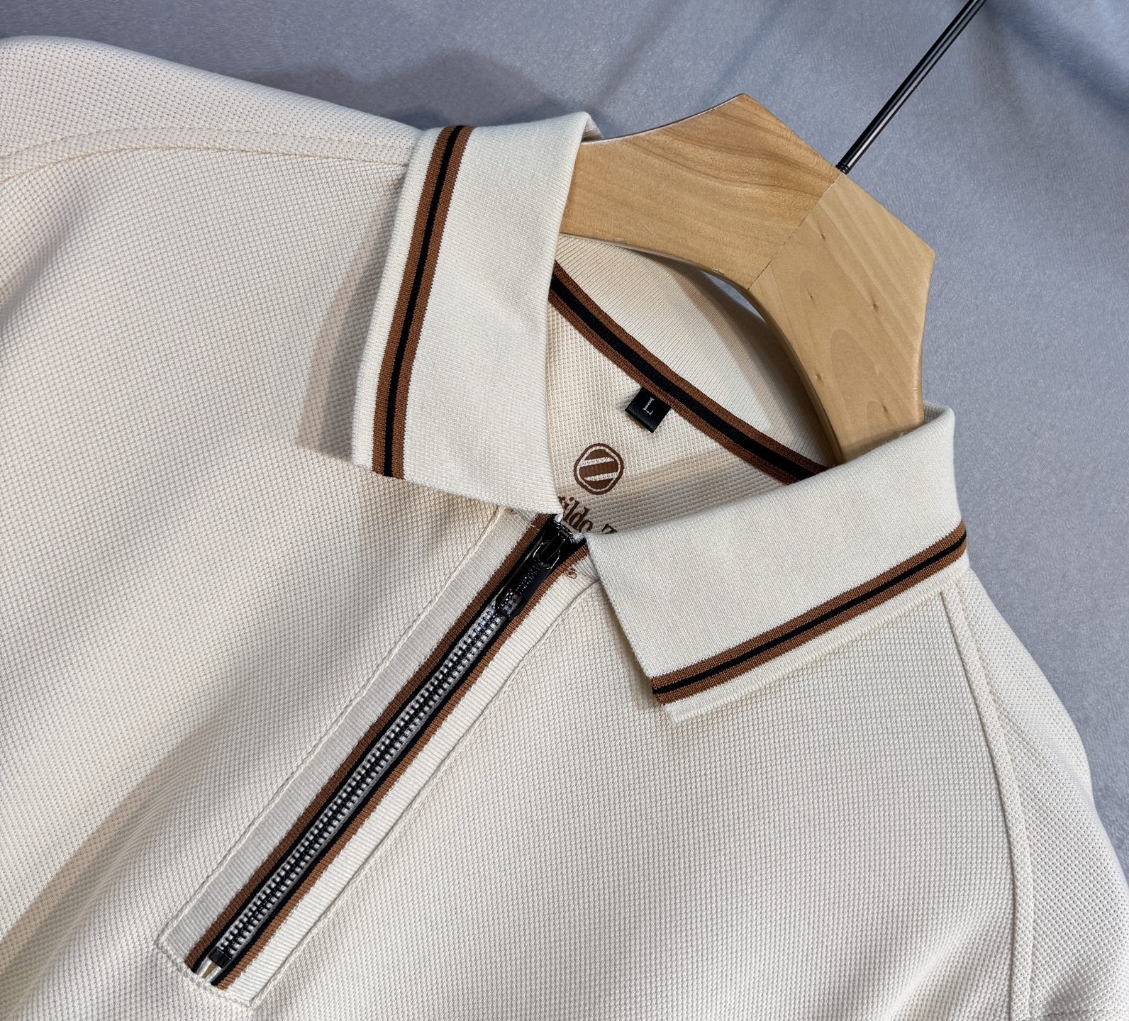 🔥 ZEGNA 杰尼亚25SS新款秋冬长袖 最高版本客供定制高端朱地面料简单时尚款，螺纹拼色螺纹配色超级