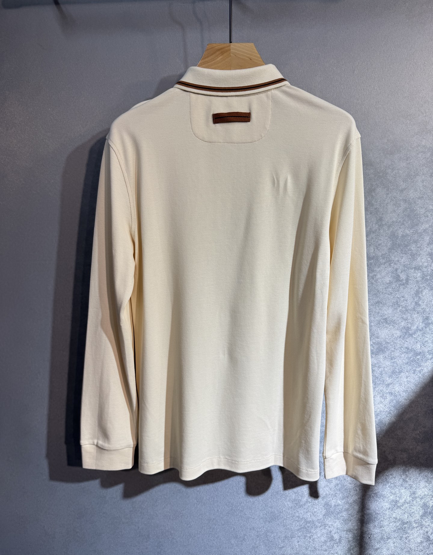 🔥 ZEGNA 杰尼亚25SS新款秋冬长袖 最高版本客供定制高端朱地面料简单时尚款，螺纹拼色螺纹配色超级
