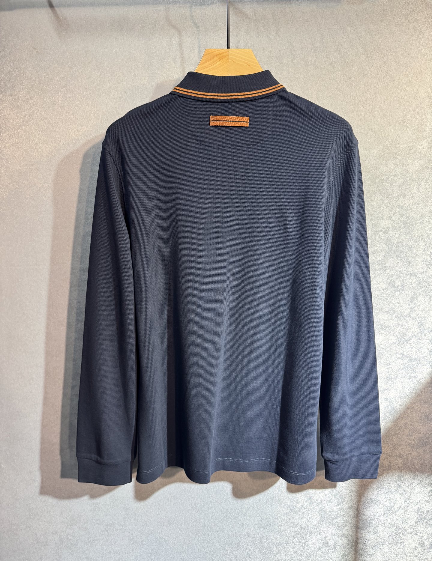 🔥 ZEGNA 杰尼亚25SS新款秋冬长袖 最高版本客供定制高端朱地面料简单时尚款，螺纹拼色螺纹配色超级