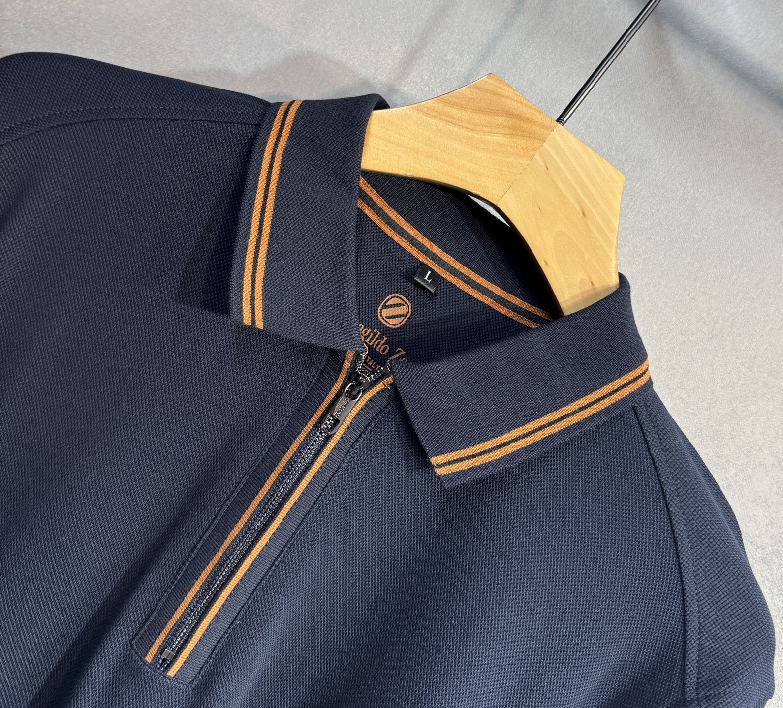🔥 ZEGNA 杰尼亚25SS新款秋冬长袖 最高版本客供定制高端朱地面料简单时尚款，螺纹拼色螺纹配色超级