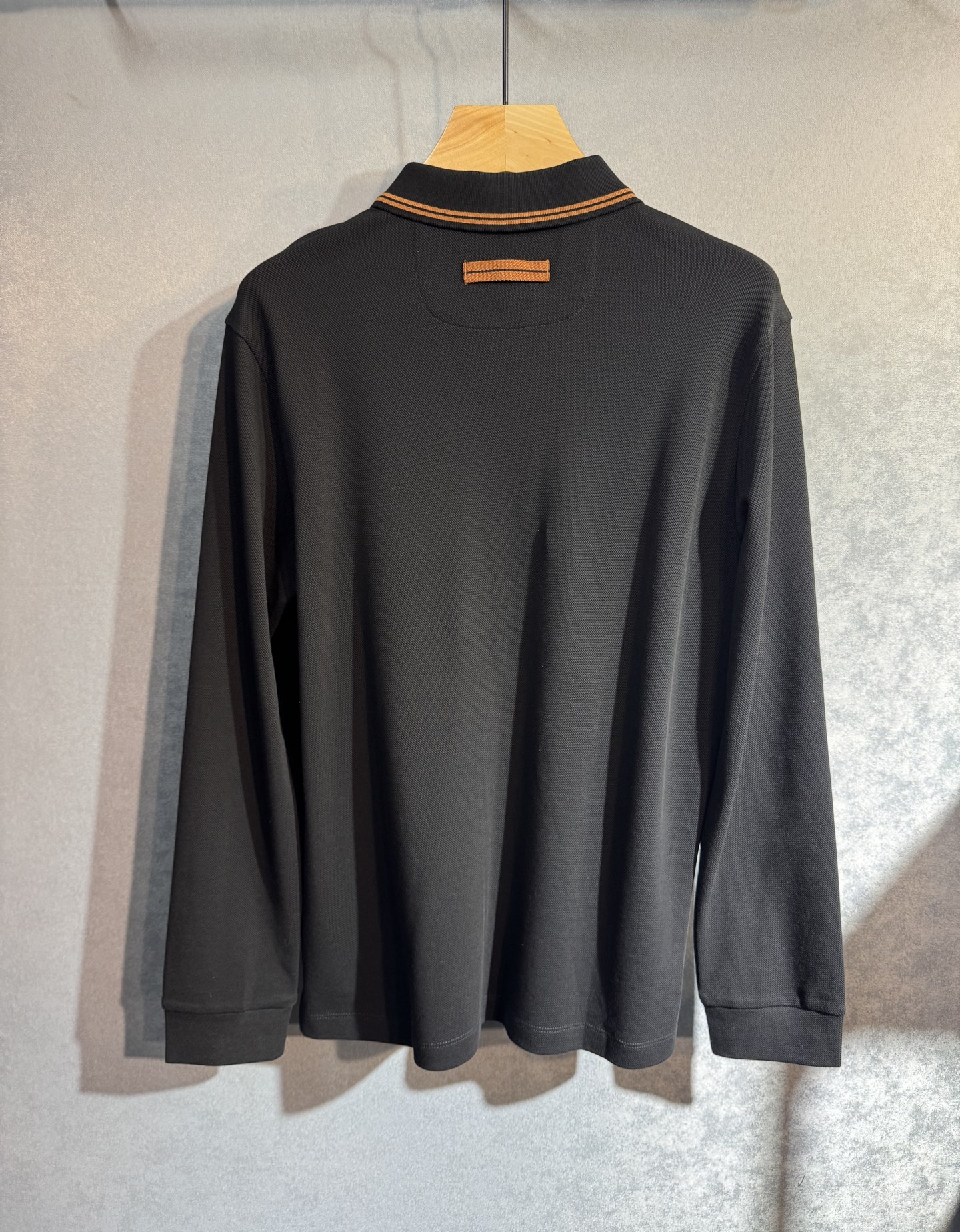 🔥 ZEGNA 杰尼亚25SS新款秋冬长袖 最高版本客供定制高端朱地面料简单时尚款，螺纹拼色螺纹配色超级