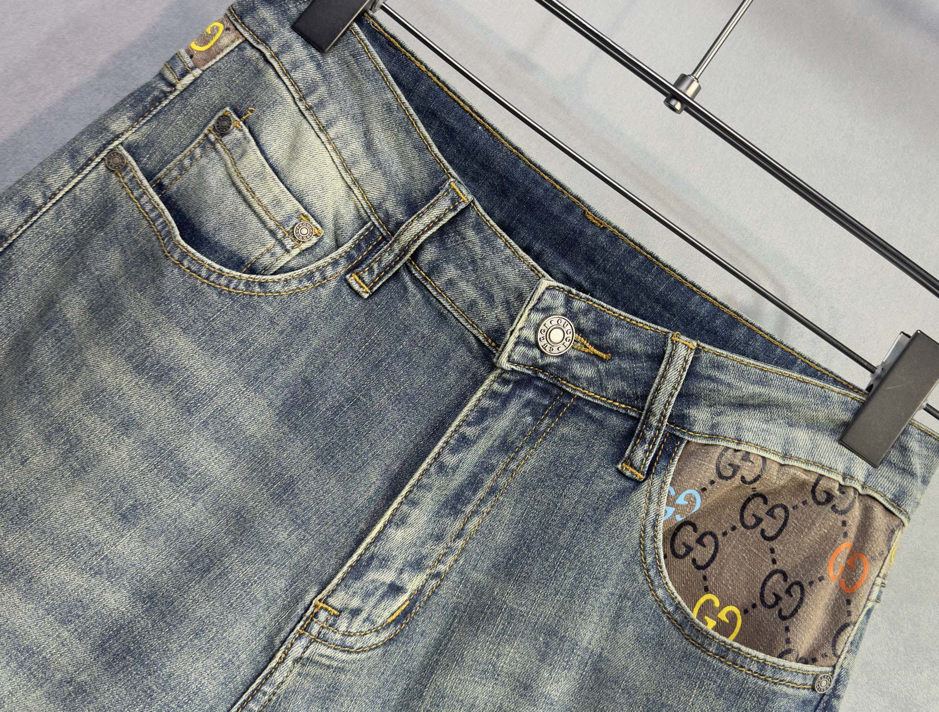 🔥GUCCI 古奇 26年新款牛仔裤🔥专柜热销款 品味与价值共享 身穿着非常舒适 低调不失奢华 穿出去非