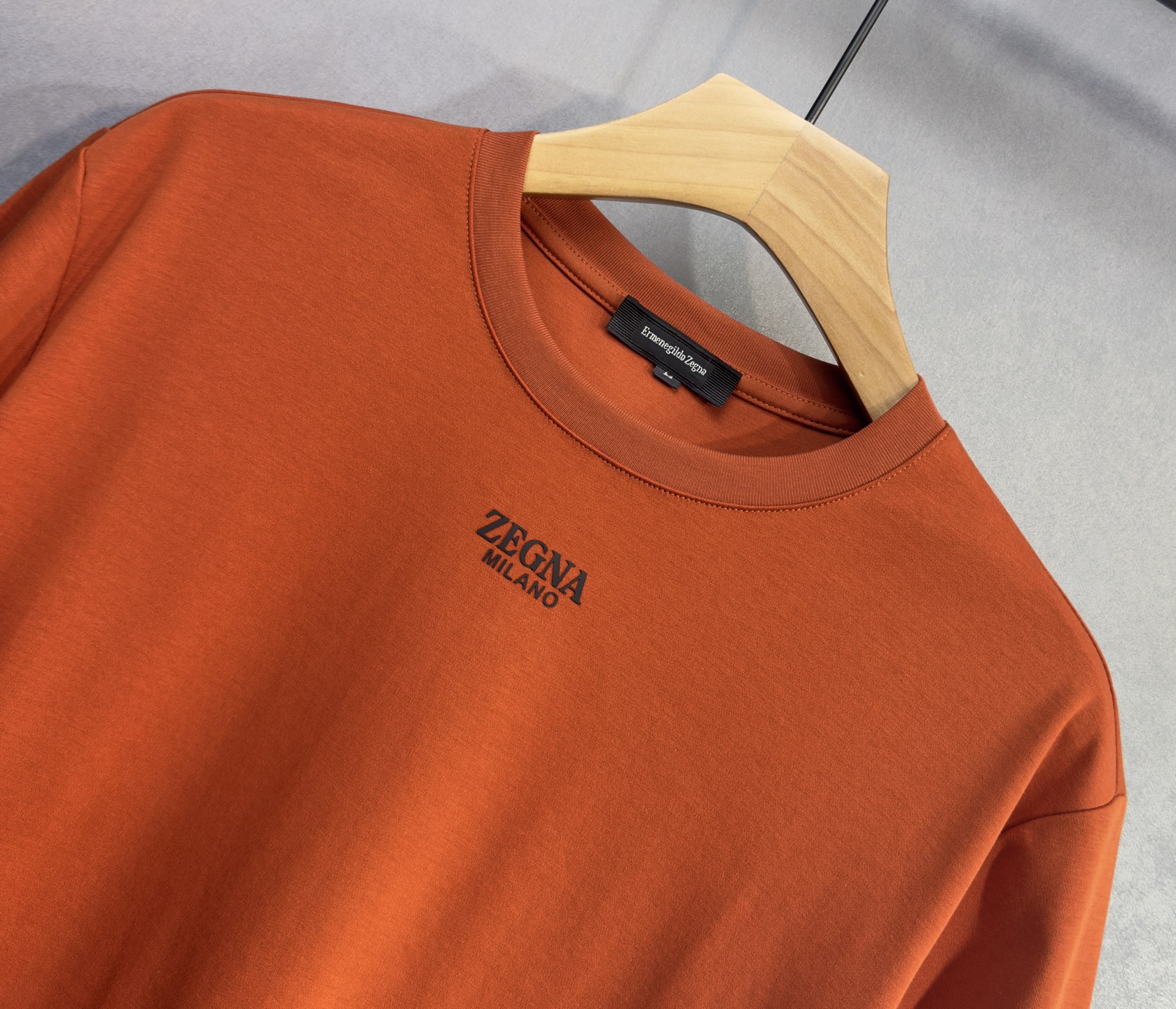 🔥zegNA 杰尼亚 26年新款春夏短袖 最高版本客供定制纯棉面料 舒适透气 简单时尚款，配色超级好看！