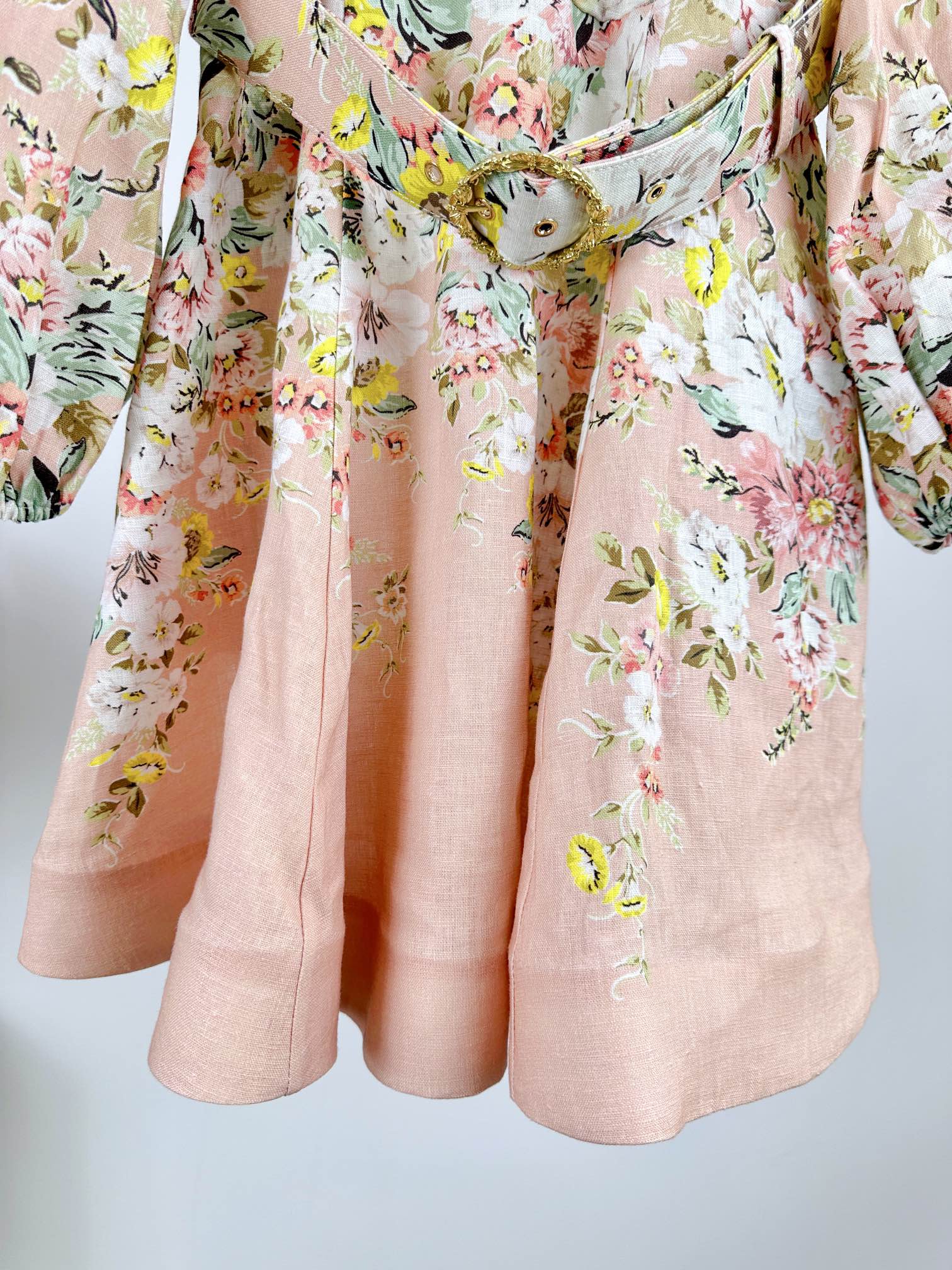 Zimmermann Matchmaker Linen Mini Dress with Floral Button Detail 8 i1701844784 5403 4