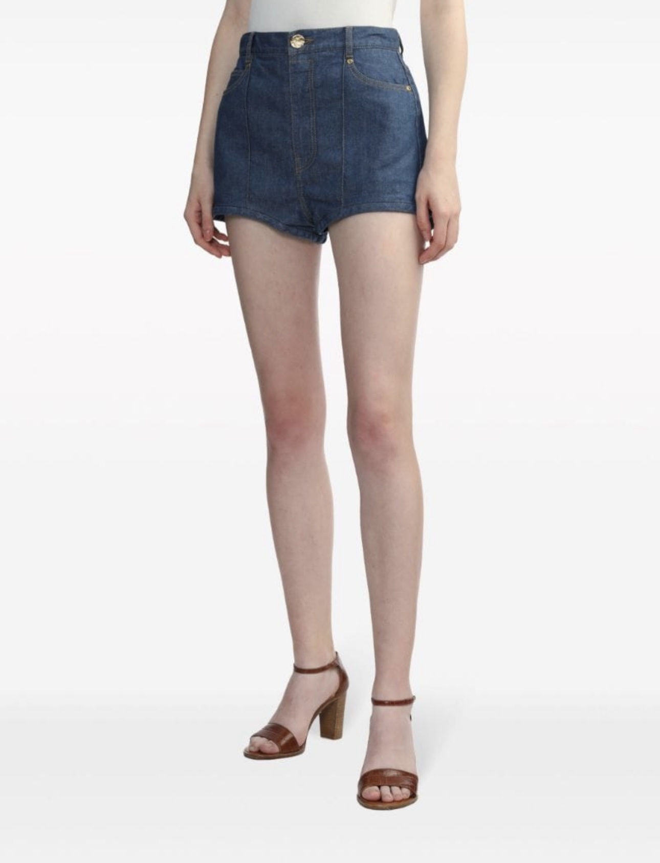 Zimmermann 25 Spring/Summer Cowboy Denning Series Shorts in Sizes 0-3. - 图片 4