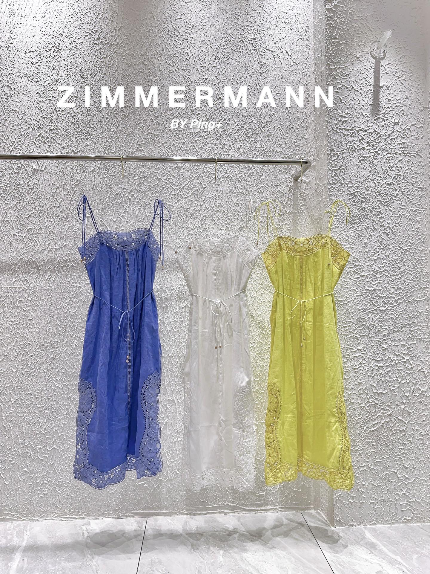 Zimmermann Ropa Vestidos Bordado Lino