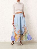 Zimmermann 1:1
 Clothing Skirts Printing Spring/Summer Collection Fashion Wide Leg