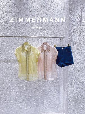 How quality Zimmermann Online Clothing Jeans Shirts & Blouses Shorts