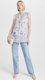 Zimmermann Clothing Shirts & Blouses Tank Tops&Camis Designer 7 Star Replica
 Blue Spring/Summer Collection