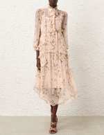 Zimmermann Cheap
 Clothing Dresses Orange Pink Spring/Summer Collection