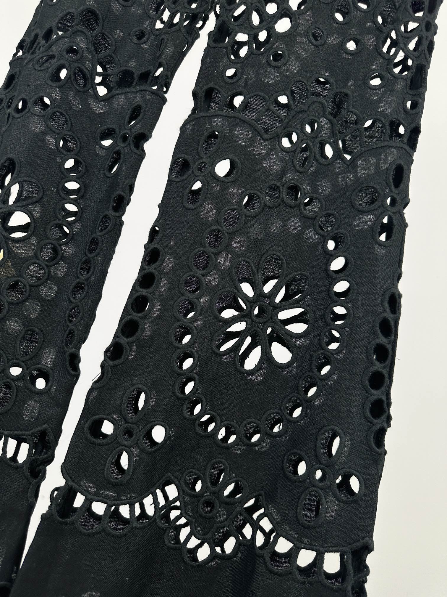 ZIMMERMANN Embroidered Trousers from Natura Garment Series with Shell Details. - 图片 5