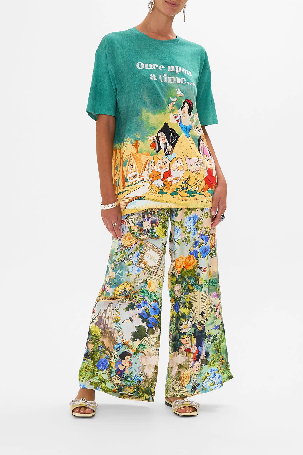 “Camilla 25 Spring Summer Collection: Snow White Green Flower Series T-shirts and Pants Order Details”