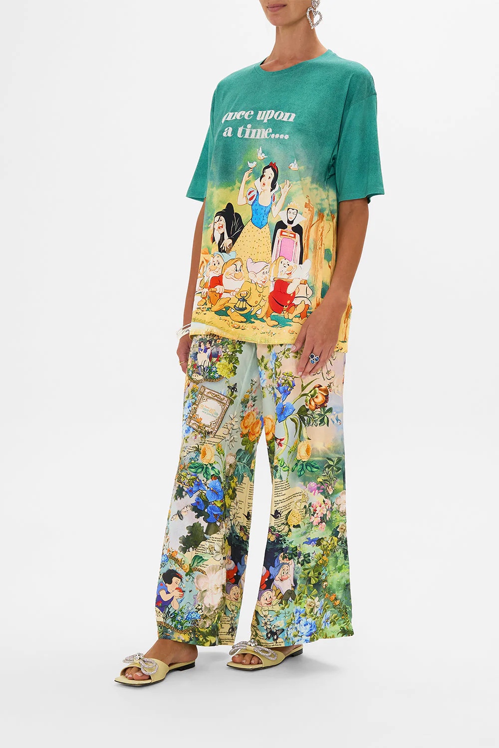 “Camilla 25 Spring Summer Collection: Snow White Green Flower Series T-shirts and Pants Order Details” - 图片 3