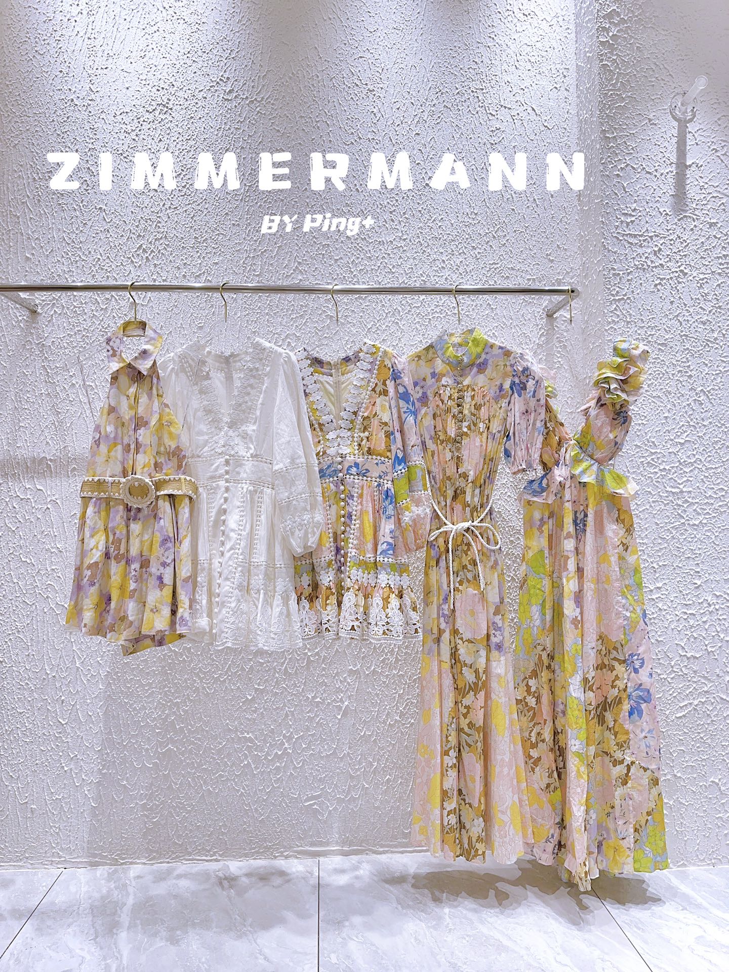 Zimmermann ملابس فستان رومبيات تقسم