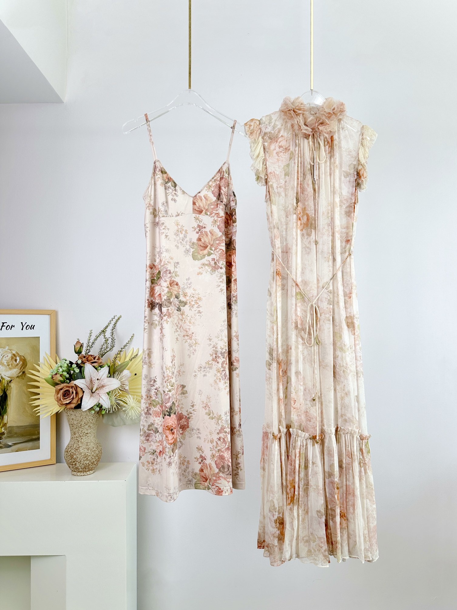 Zimmermann Illustration Chiffon Midi Dress - Floral Accents & Ruffle Details 2 i1725686951 9126 2