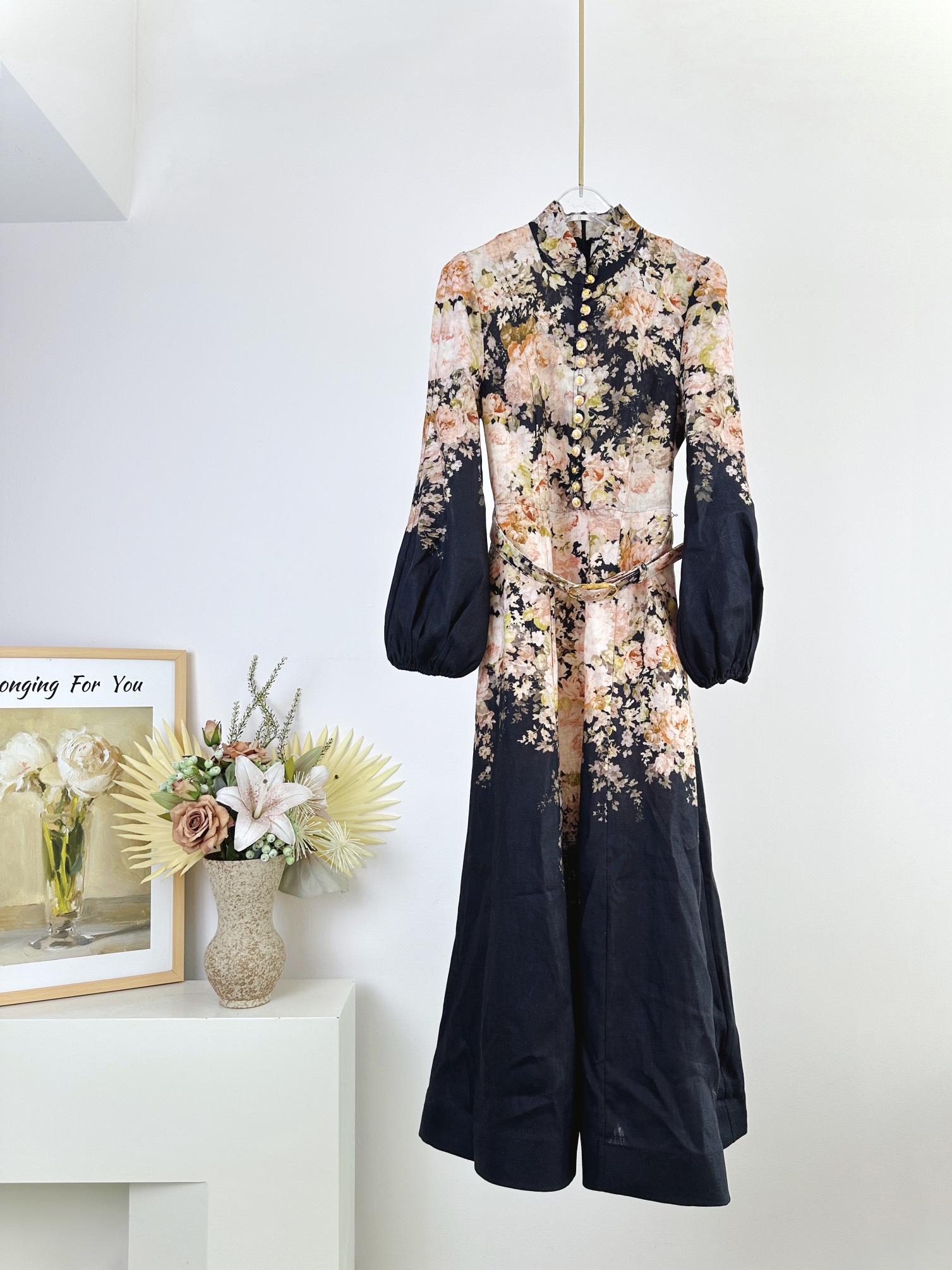 Zimmermann Illustration Linen Midi Dress with Detachable Belt 2 i1726119564 3371 0