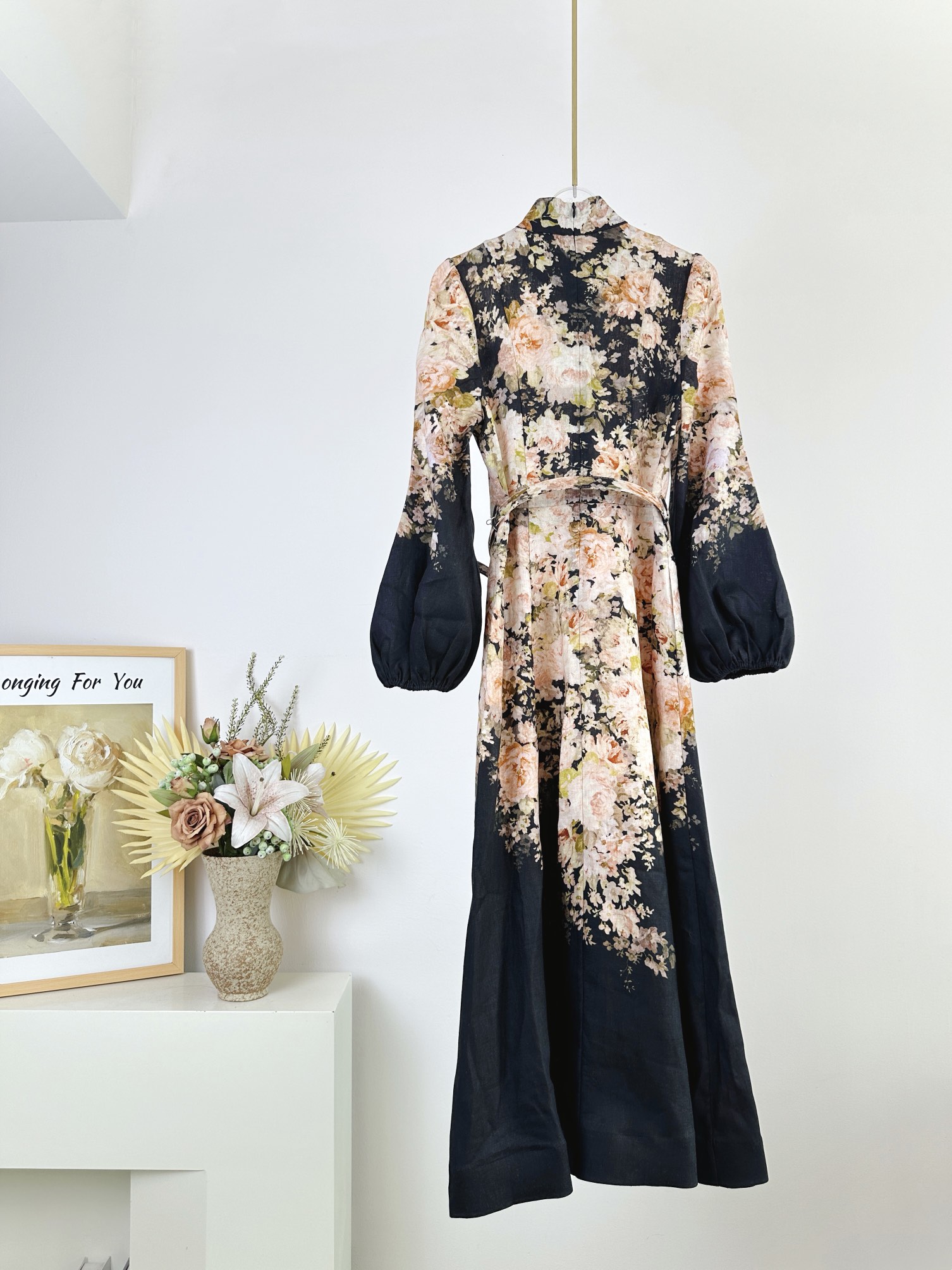 Zimmermann Illustration Linen Midi Dress with Detachable Belt 3 i1726119564 7786 1
