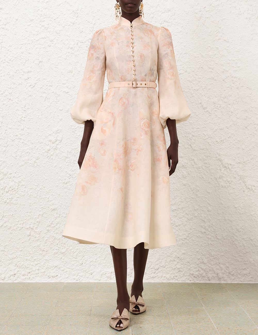 Zimmermann Crush Floral Midi Dress - Romantic & Elegant, Sizes 0-3 Available 2 i1734583557 4678 0
