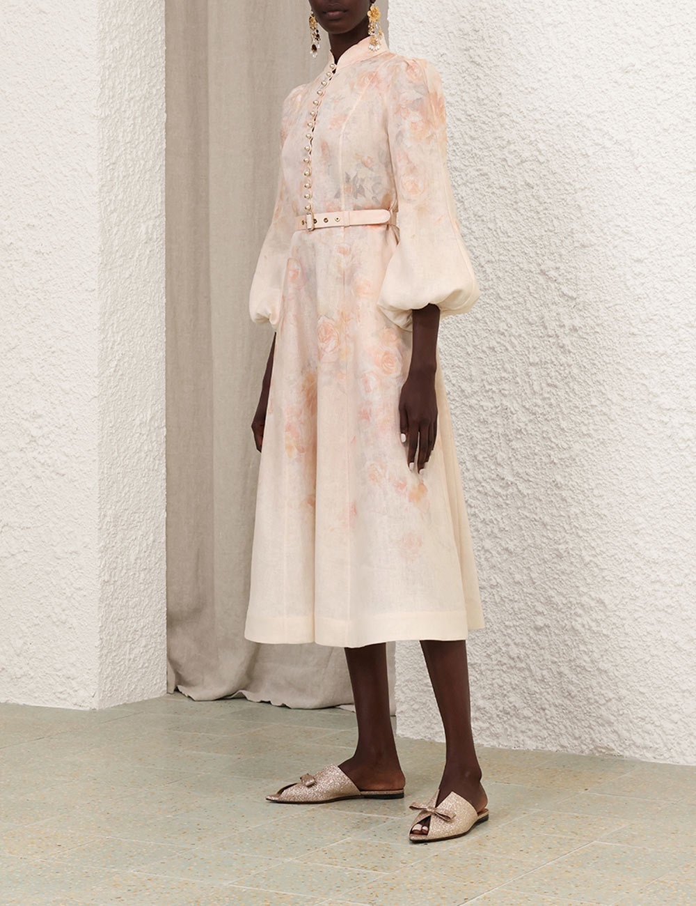 Zimmermann Crush Floral Midi Dress - Romantic & Elegant, Sizes 0-3 Available 3 i1734583557 6685 1