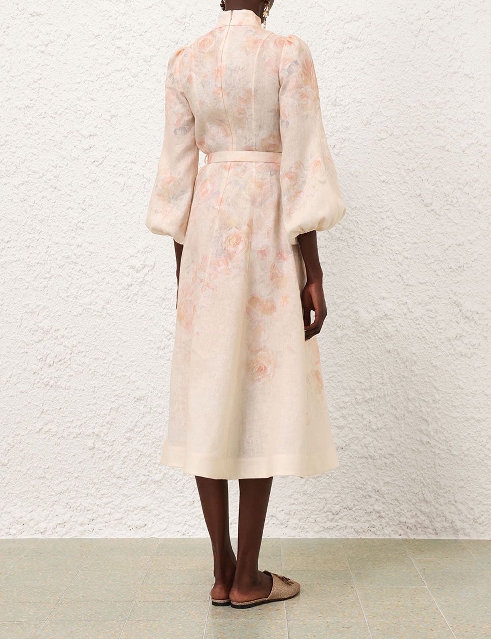 Zimmermann Crush Floral Midi Dress - Romantic & Elegant, Sizes 0-3 Available 4 i1734583557 8625 2