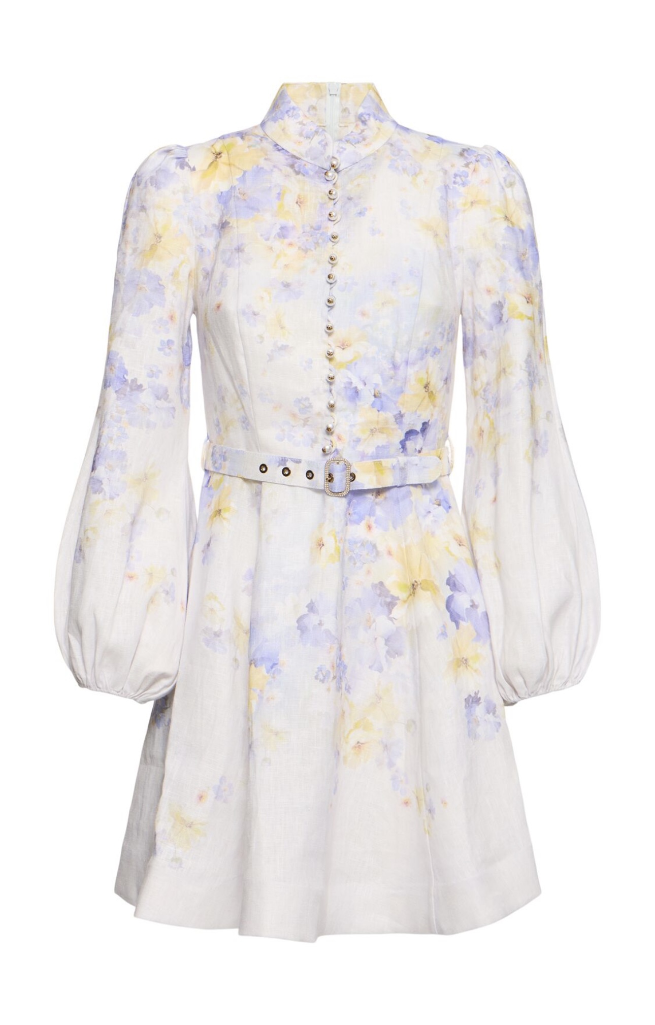 Zimmermann Crush Floral Mini Dress: Romantic Lavender Hues, Sizes 0-3 4 i1736836191181 9353 0 2