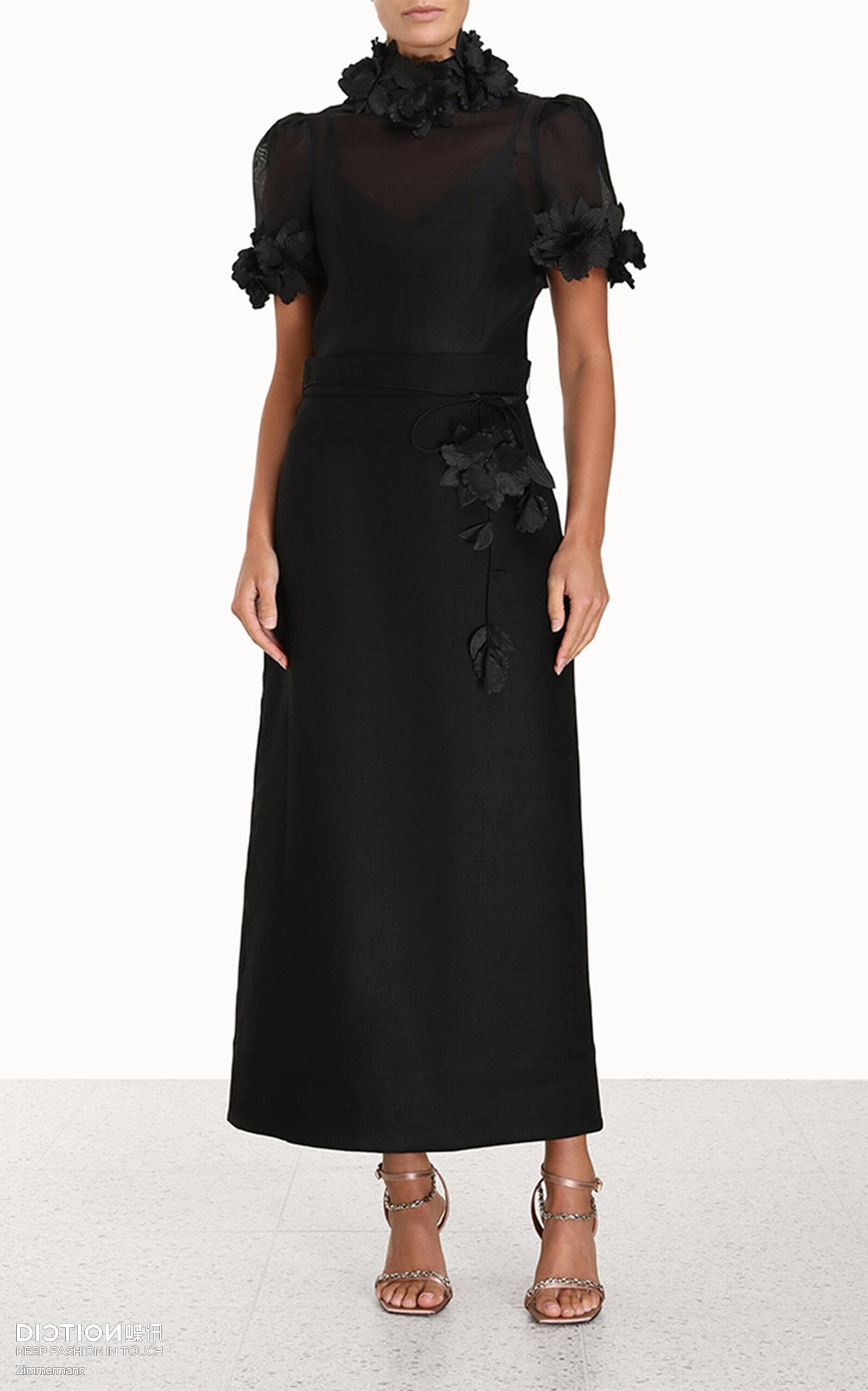 Zimmermann 25 Spring/Summer Collection: Luminosity 3D Flowers Series, Romantic Floral Fashion.