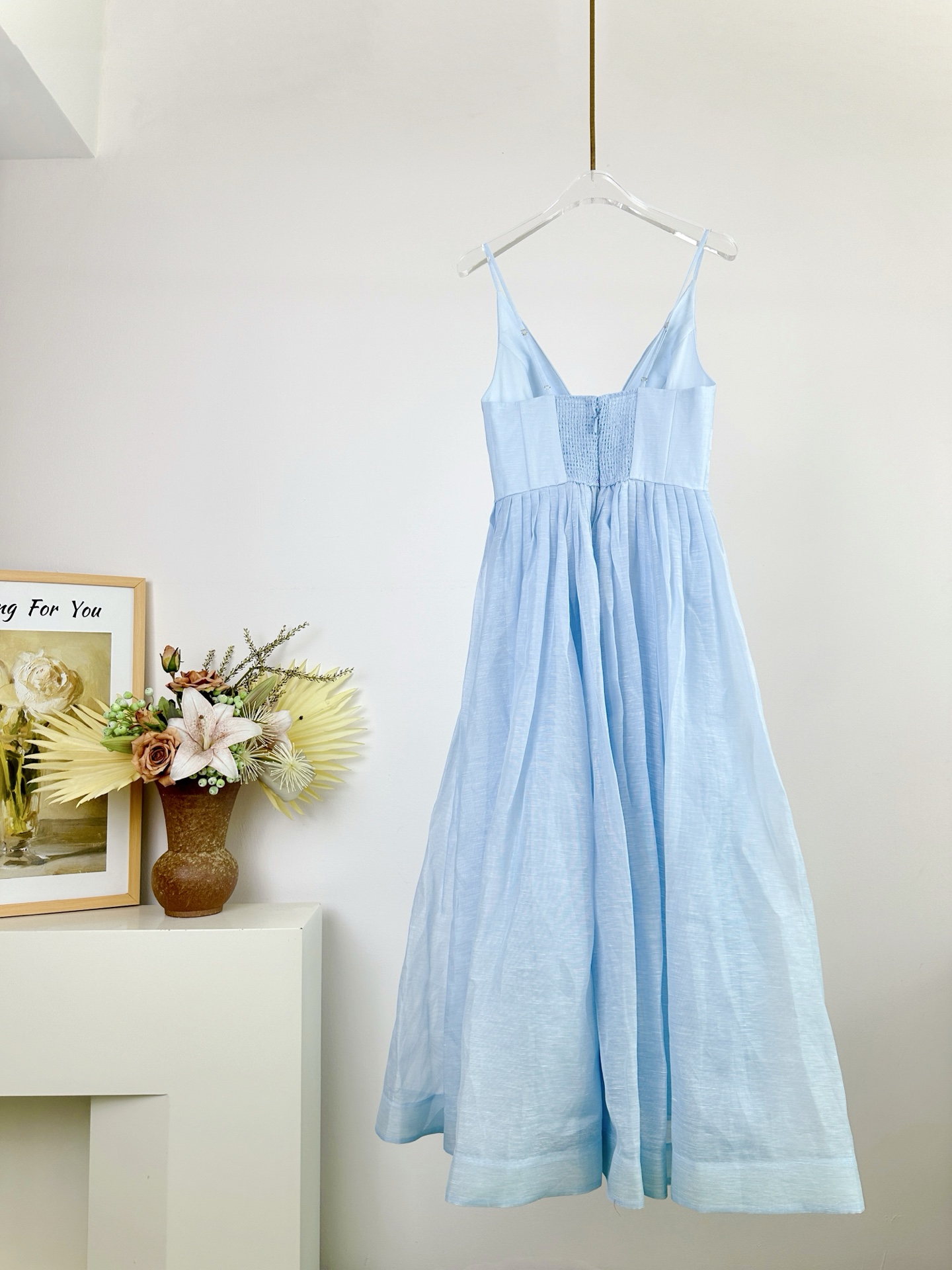 ZIMMERMANN Illuminate Suit: V-Shape Rings, Silkogan Fabric, Modifiable Shoulder Belts. - 图片 2