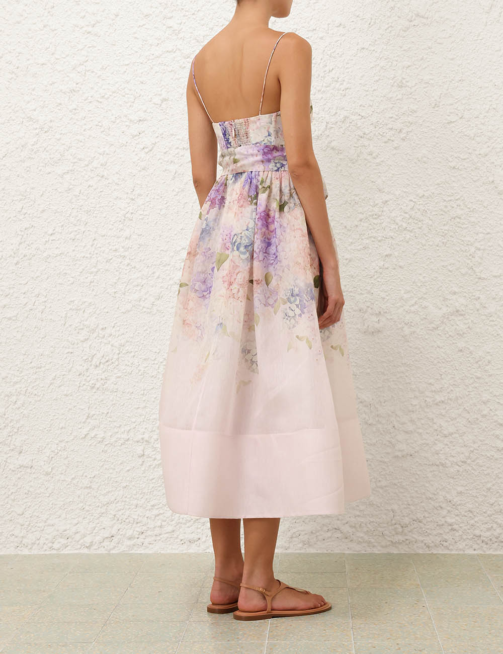 New Zimmermann 25 Spring/Summer Collection: Multicolour Embroidery Midi Dress #F2561 - 图片 3