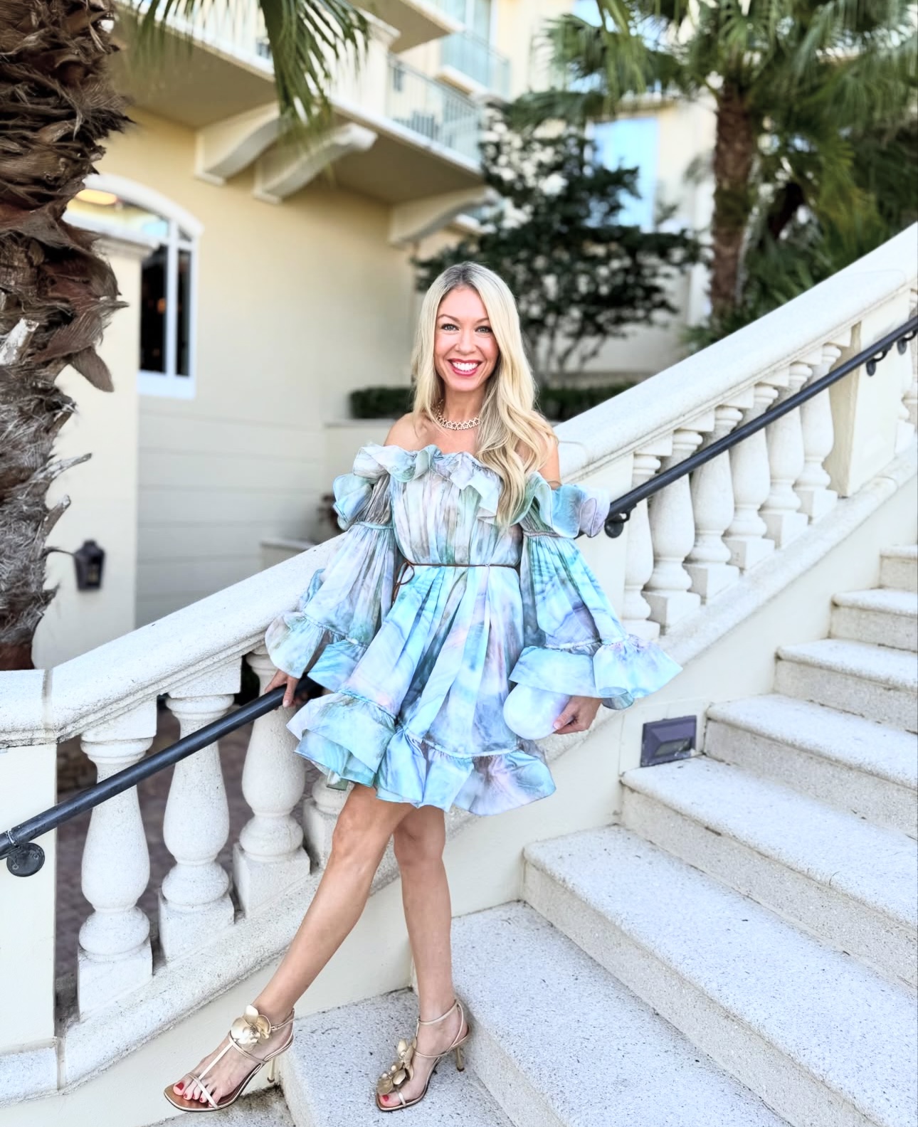 Zimmermann Illuminate Blue Agate Print Mini Dress - Chic & Stylish 7 i1745645566479 4280 0 4