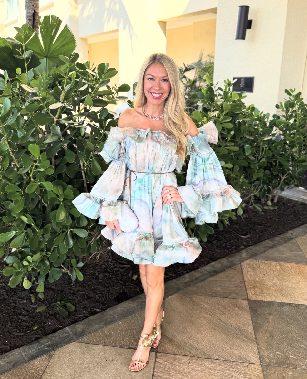 Zimmermann Illuminate Blue Agate Print Mini Dress - Chic & Stylish 5 i1745645567316 7653 0 2