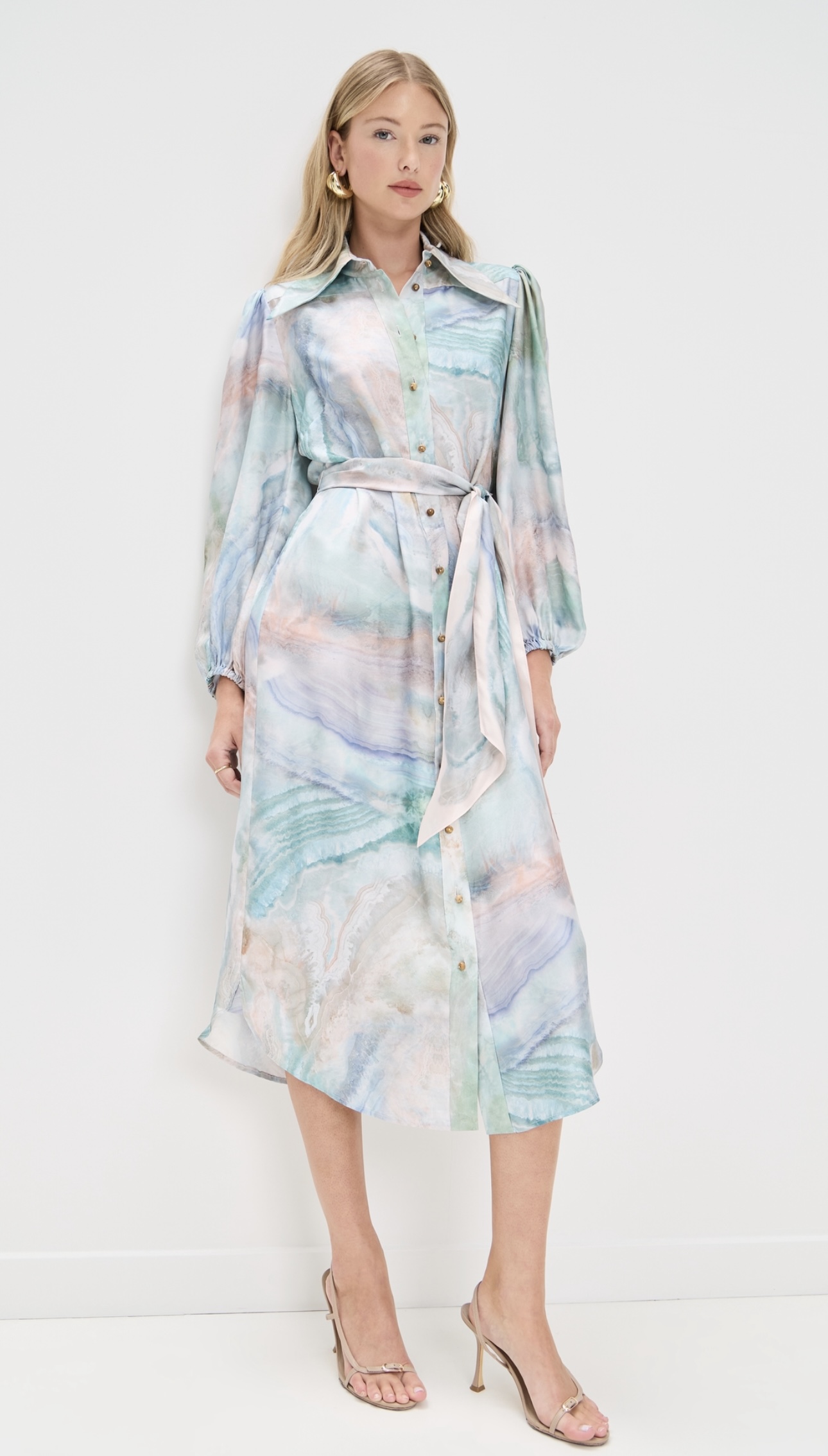 Zimmermann Illuminate Blue Agate Print Midi Dress - Spring/Summer '25 Collection 4 i1745646906184 47 0 2