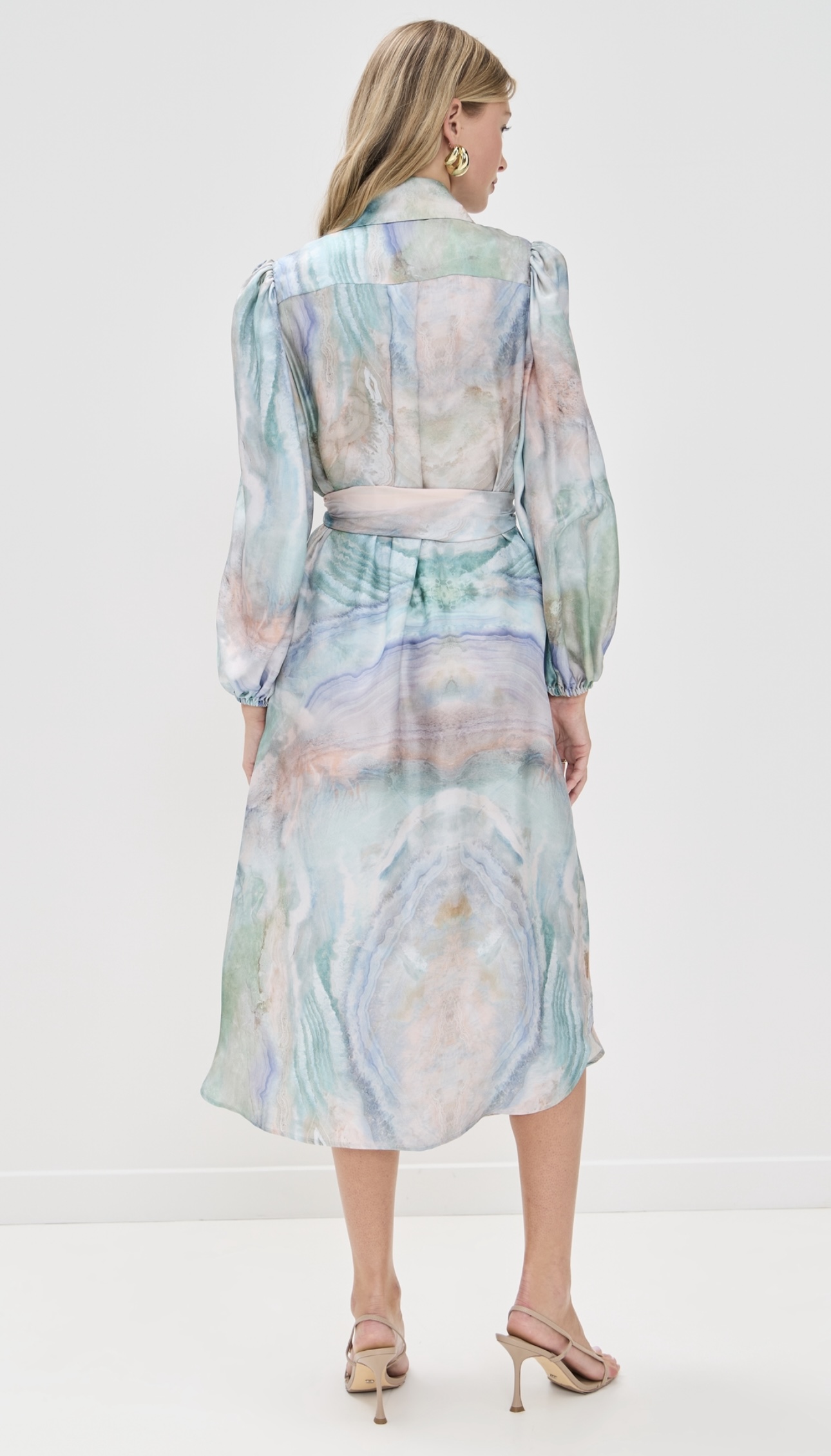 Zimmermann Illuminate Blue Agate Print Midi Dress - Spring/Summer '25 Collection 6 i1745646906184 5671 0 4