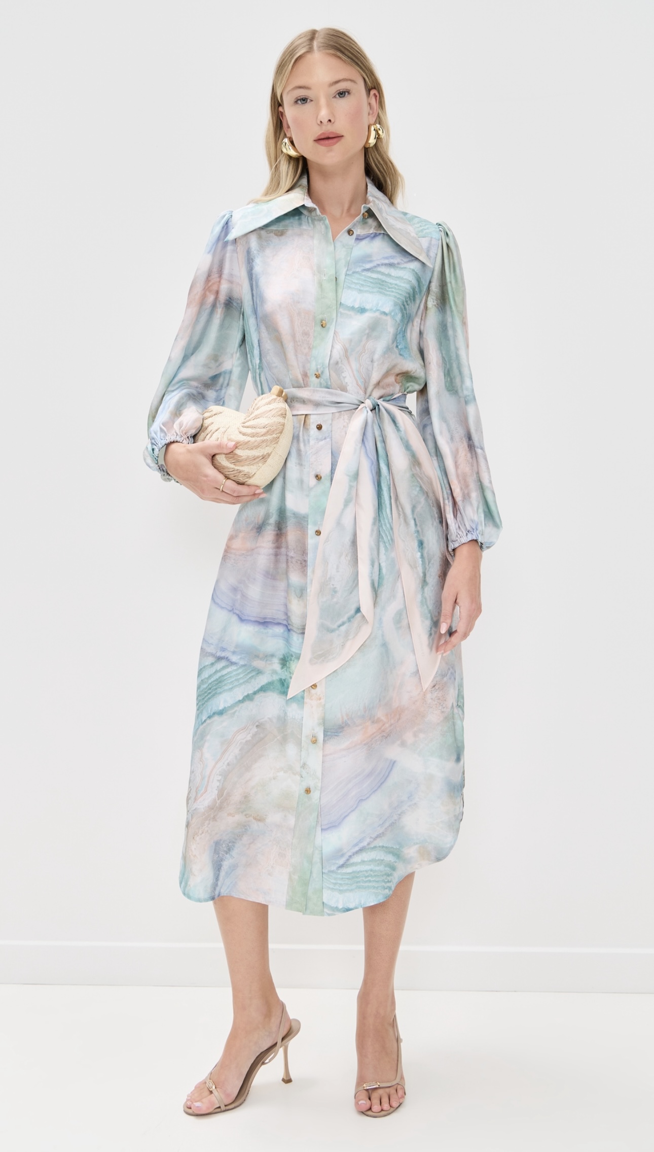 Zimmermann Illuminate Blue Agate Print Midi Dress - Spring/Summer '25 Collection 3 i1745646906185 6172 0 1