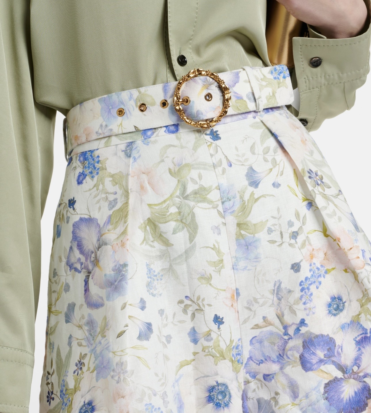Zimmermann 2025 Spring/Summer Collection: NATURA Blue Flower Series – Vest Top and Three Shorts - 图片 3