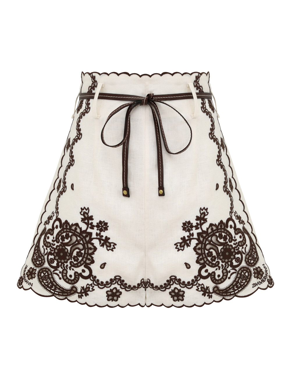 Zimmermann 25 Spring/Summer Collection: “Ascention-Air Embroidery Series” – Shirt and Shorts. - 图片 7