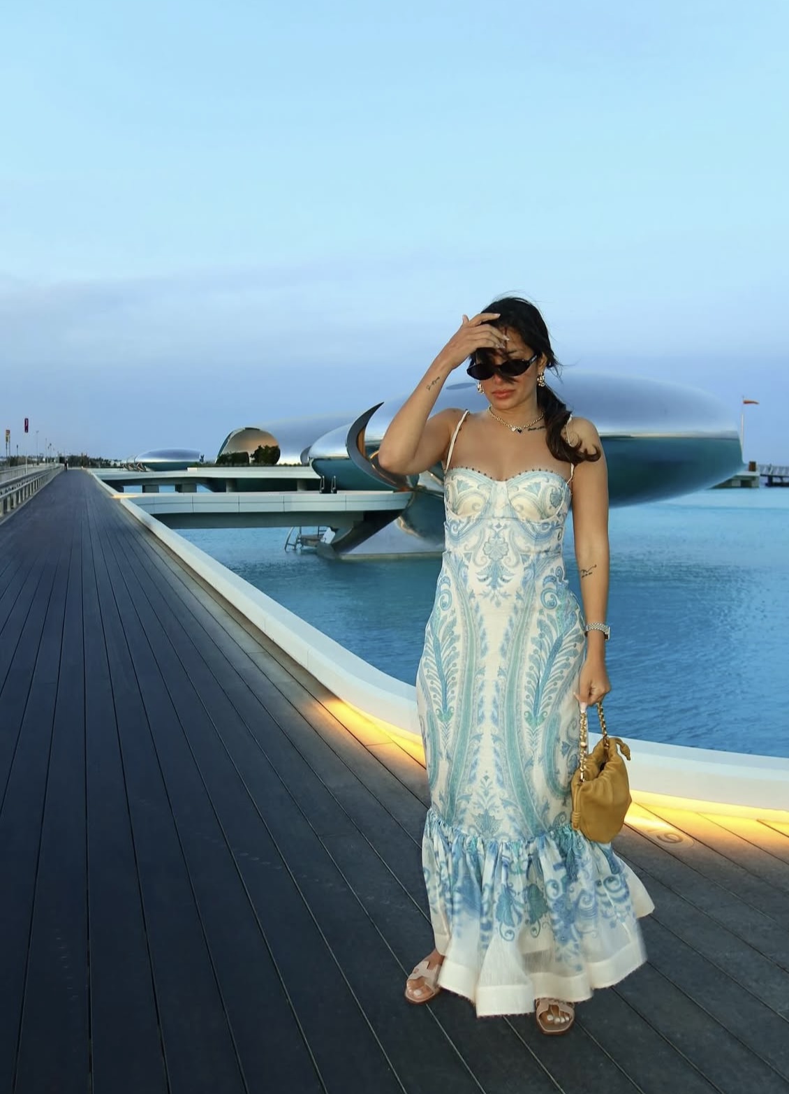 Zimmermann Illuminate Blue Agate Print Midi Dress - Spring/Summer '25 5 i1749186663289 3498 0 3