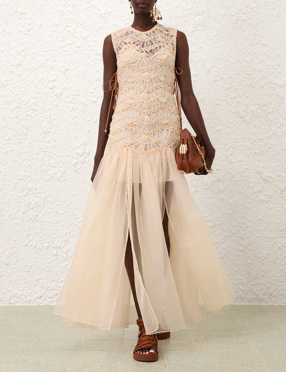 New Zimmermann 25 Spring and Summer Collection: Illuminate with 3-E-E-R-L Midi Dress - 图片 1