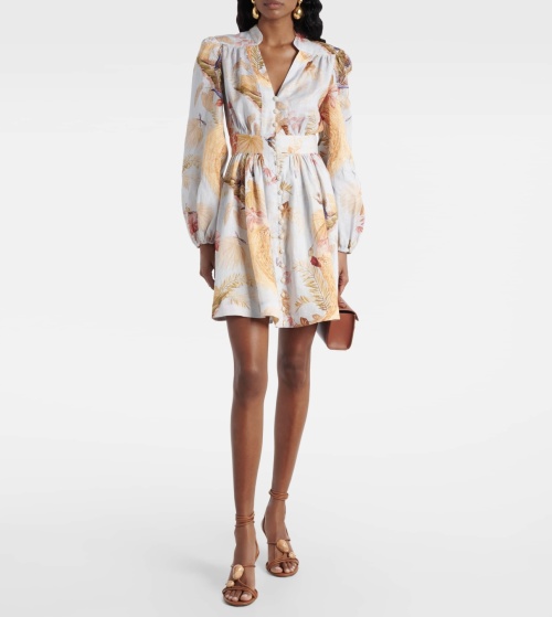 Zimmermann Ascension Floral Mini Dress - Elegant Floral Print, Perfect for Summer 1 Zimmermann Ascension Floral Mini Dress - Elegant Floral Print, Perfect for Summer