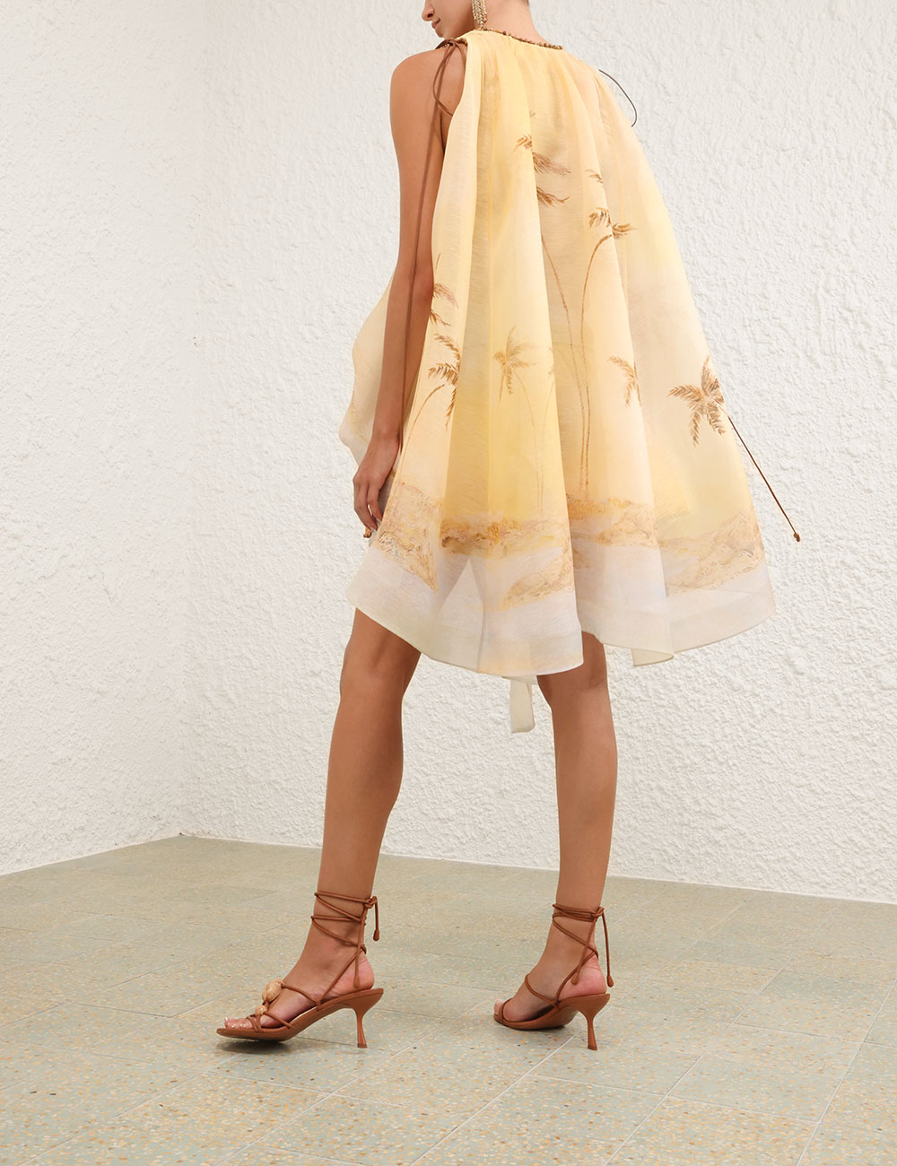 “New Zimmermann Spring Summer 25 Collection: “Balance Yellow Blue Seascape” Nine Dress” - 图片 2