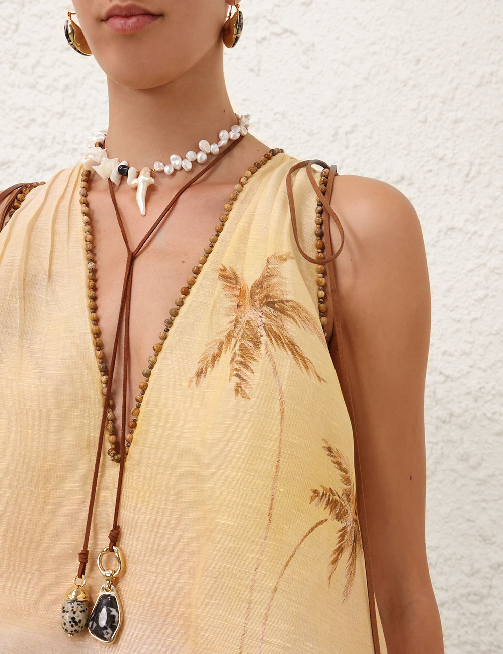 “New Zimmermann Spring Summer 25 Collection: “Balance Yellow Blue Seascape” Nine Dress” - 图片 6