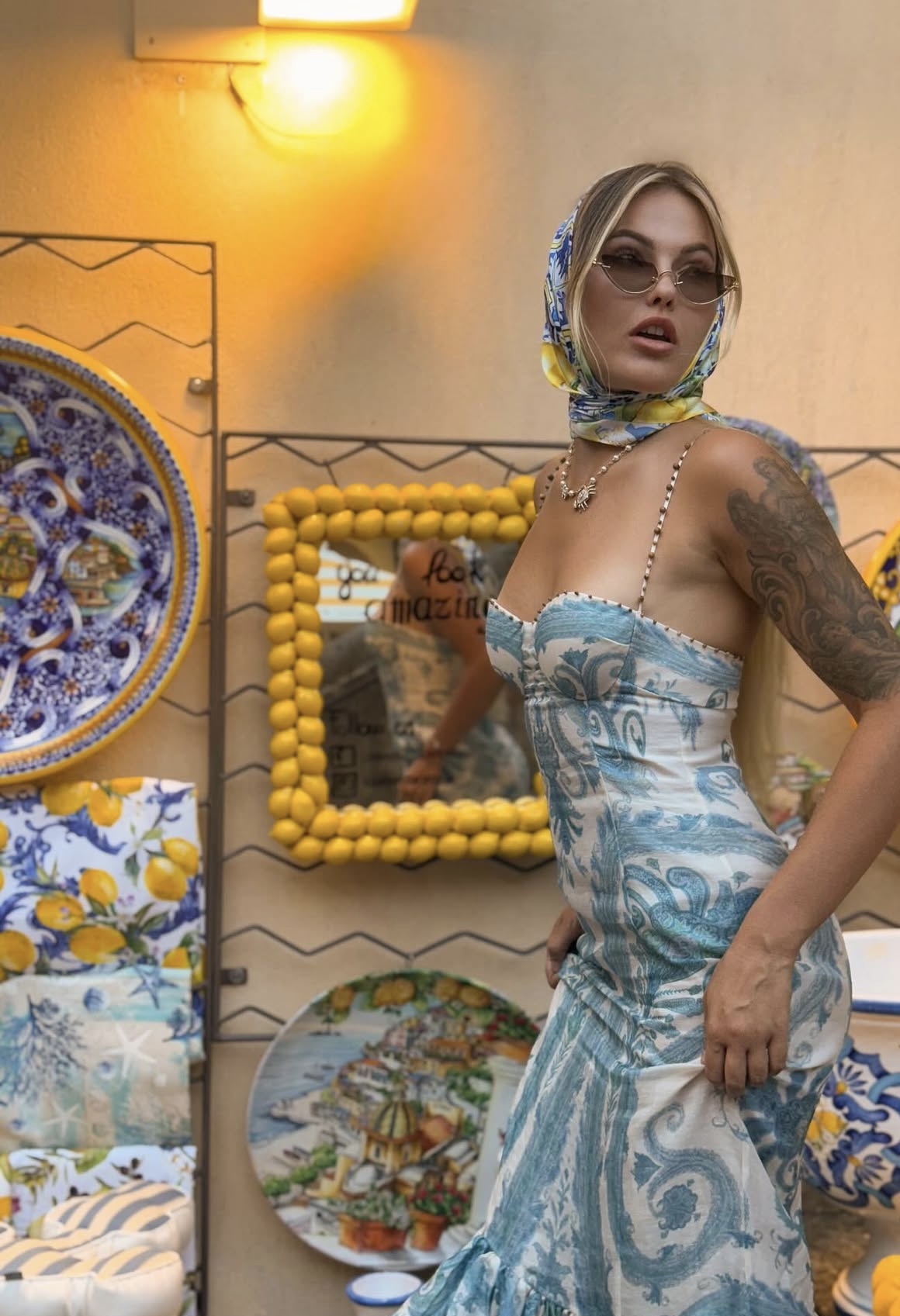 Zimmermann Illuminate Blue Agate Print Midi Dress - Elegant & Unique 9 i1752296249363 1932 0 4