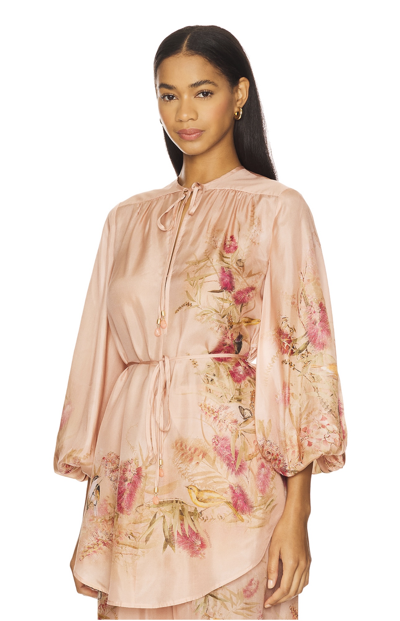 “Zimmermann 25 Spring and Summer Collection: Pink Plant Flower Scheme Elegance” - 图片 4