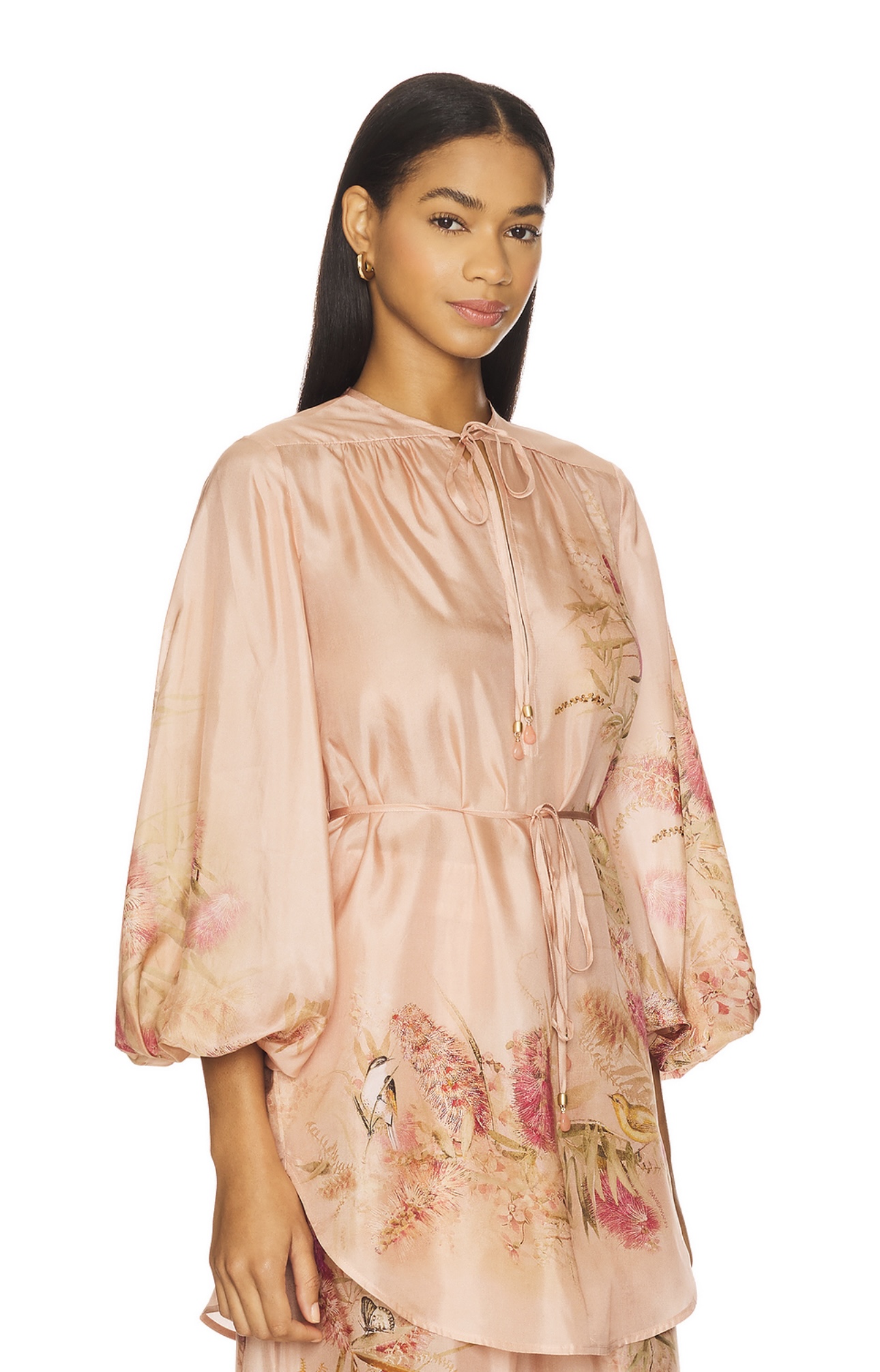 “Zimmermann 25 Spring and Summer Collection: Pink Plant Flower Scheme Elegance” - 图片 3